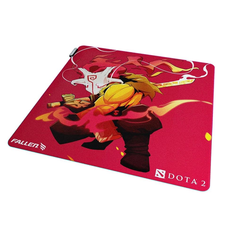 Imagem 3 de 6 do produto Mousepad Gamer Fallen Dota2 Omnislash, RGB, Speed++ Grande 450x450mm - MP-FN-DO-OM-SMM-GR-RG