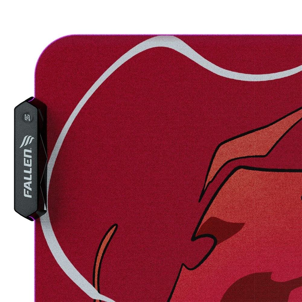 Imagem 5 de 6 do produto Mousepad Gamer Fallen Dota2 Omnislash, RGB, Speed++ Grande 450x450mm - MP-FN-DO-OM-SMM-GR-RG