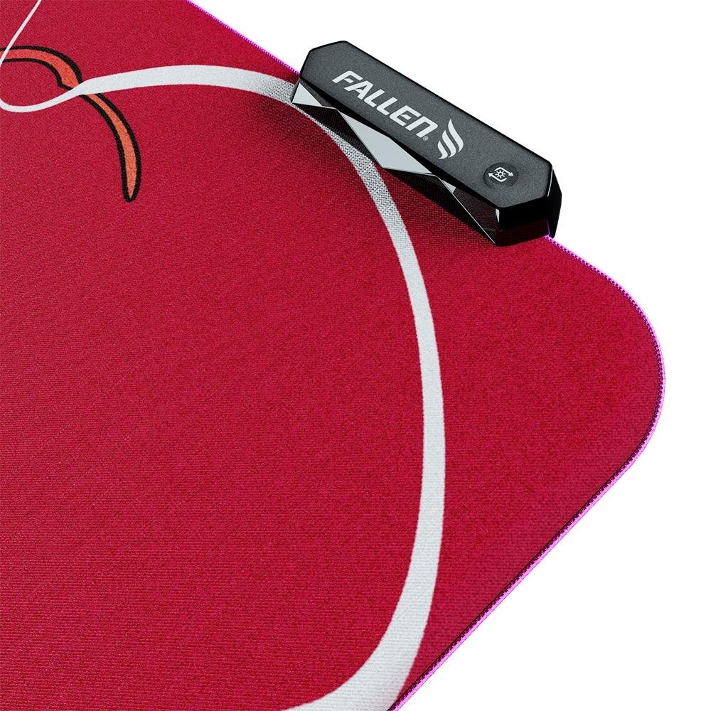 Imagem 6 de 6 do produto Mousepad Gamer Fallen Dota2 Omnislash, RGB, Speed++ Grande 450x450mm - MP-FN-DO-OM-SMM-GR-RG