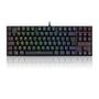 Teclado Magnético Gamer Redragon Kumara Pro, Anti-Ghosting, RGB, Switch Blue, ABNT2, Preto - K552RGB-PRO (PT-BLUE)