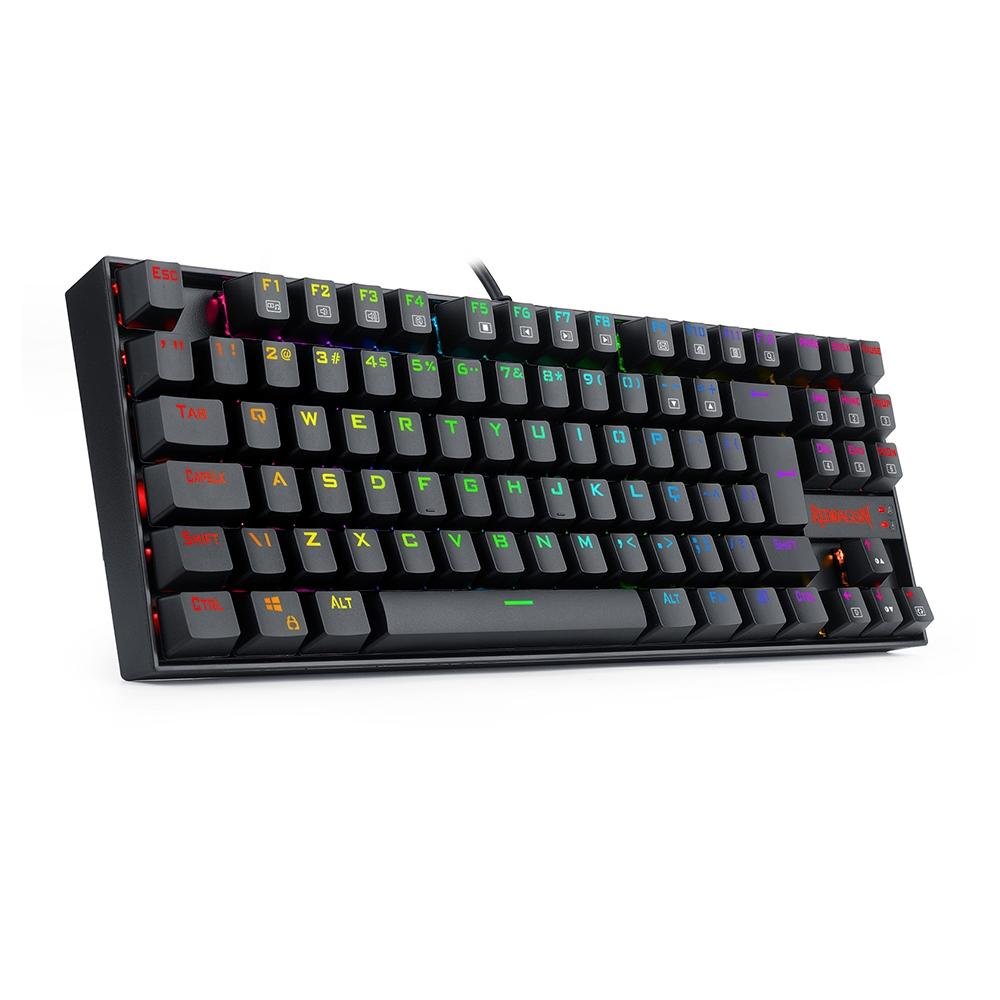 Teclado Magnético Gamer Redragon Kumara Pro, Anti-Ghosting, RGB, Switch Blue, ABNT2, Preto - K552RGB-PRO (PT-BLUE) Teclado Magnético Gamer Redragon Kumara Pro, Anti-Ghosting, RGB, Switch Blue, ABNT2, Preto - K552RGB-PRO (PT-BLUE)