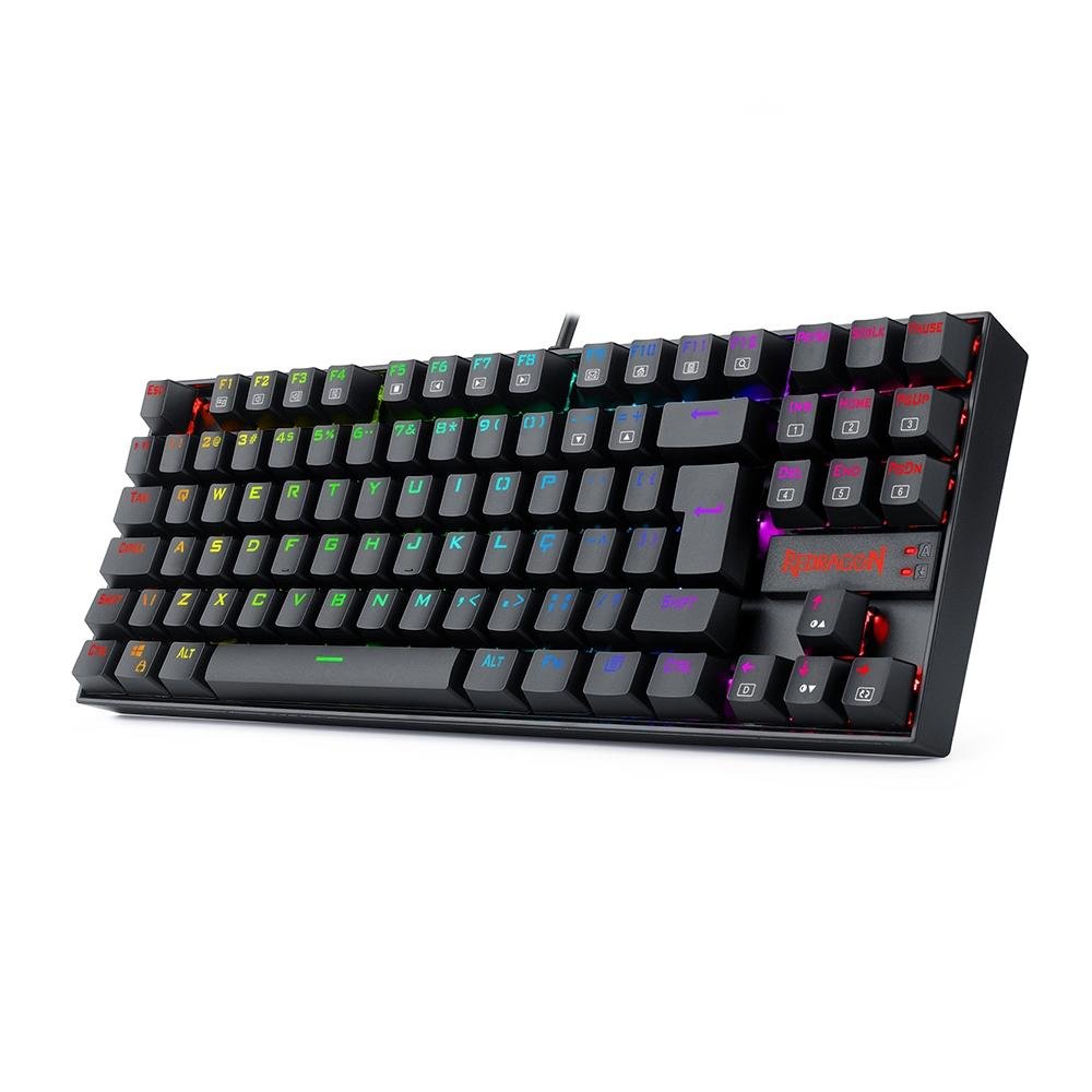 Teclado Magnético Gamer Redragon Kumara Pro, Anti-Ghosting, RGB, Switch Blue, ABNT2, Preto - K552RGB-PRO (PT-BLUE) Teclado Magnético Gamer Redragon Kumara Pro, Anti-Ghosting, RGB, Switch Blue, ABNT2, Preto - K552RGB-PRO (PT-BLUE)
