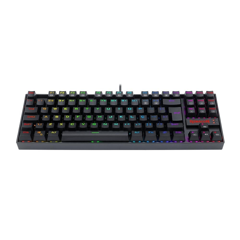 Teclado Magnético Gamer Redragon Kumara Pro, Anti-Ghosting, RGB, Switch Blue, ABNT2, Preto - K552RGB-PRO (PT-BLUE) Teclado Magnético Gamer Redragon Kumara Pro, Anti-Ghosting, RGB, Switch Blue, ABNT2, Preto - K552RGB-PRO (PT-BLUE)