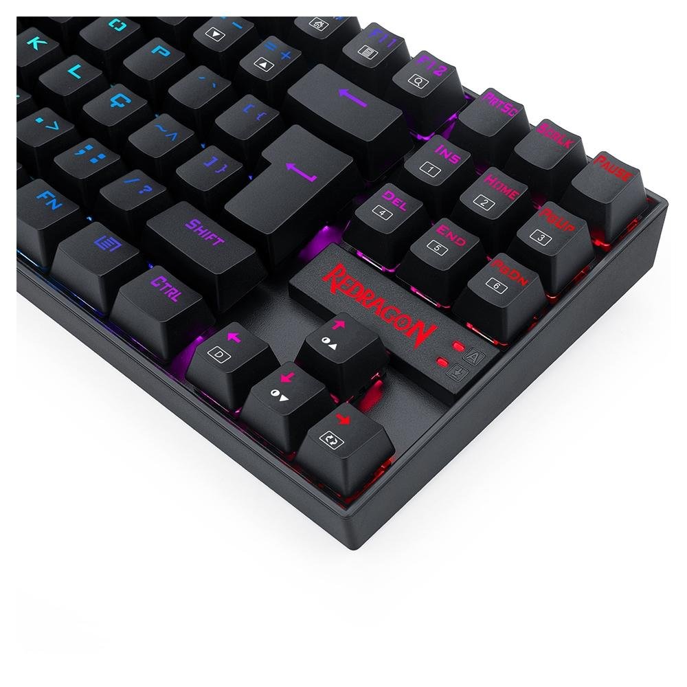 Teclado Magnético Gamer Redragon Kumara Pro, Anti-Ghosting, RGB, Switch Blue, ABNT2, Preto - K552RGB-PRO (PT-BLUE) Teclado Magnético Gamer Redragon Kumara Pro, Anti-Ghosting, RGB, Switch Blue, ABNT2, Preto - K552RGB-PRO (PT-BLUE)