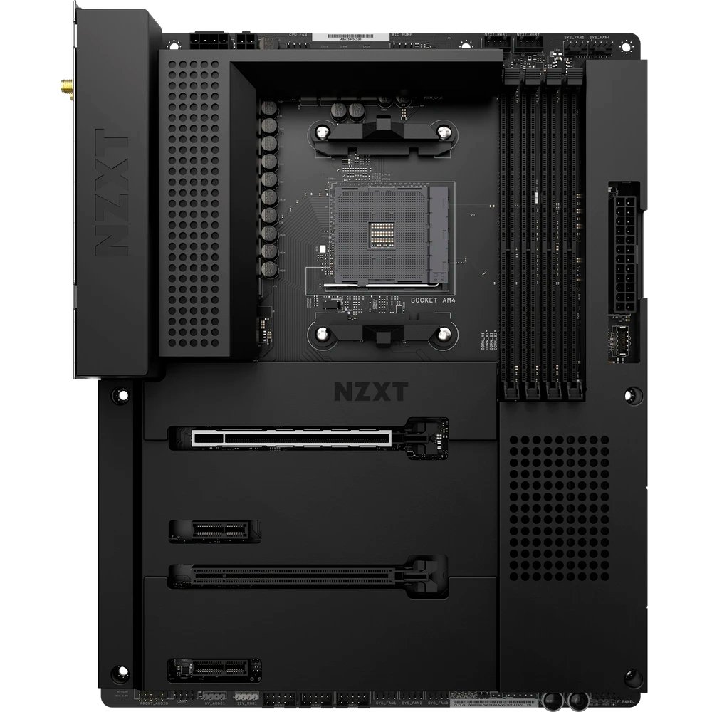 Placa-Mãe NZXT N7 B550, AMD AM4, ATX, DDR4, Wi-Fi, Bluetooth, Preto - N7-B55XT-B1