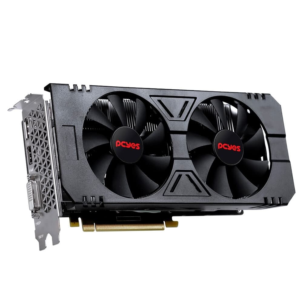 Placa de Vídeo PCyes NVIDIA RTX 2060 Graffiti Series, 6GB, GDDR6, Preto - PA2060RTX6GDF - view 3
