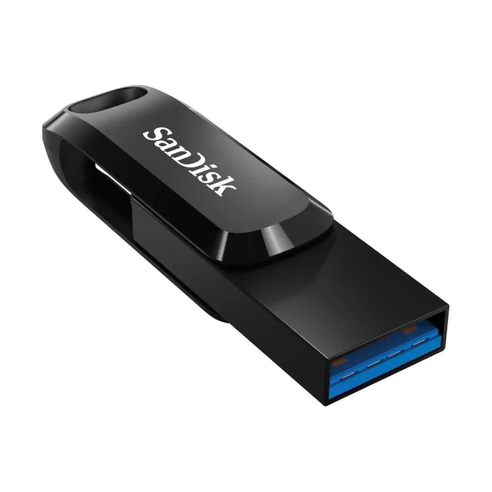 Pen Drive 64GB SanDisk Ultra Dual Drive Go, USB-A/C 3.2, Leitura de 300MB/s, Preto - SDDDC3-064G( Balão.info - foto 2