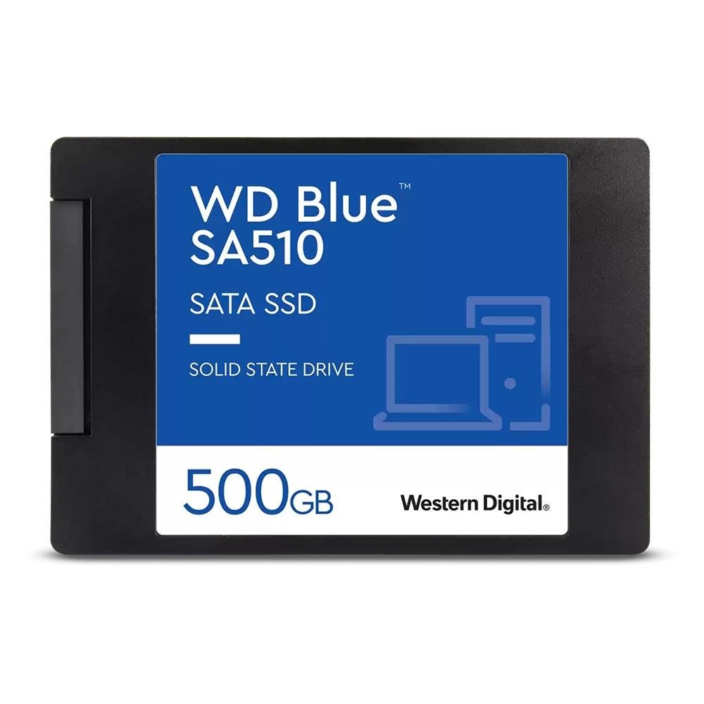 SSD SanDisk WD Blue, 500GB, SATA III, 2.5, Leitura: 560MB/s, Gravação: 510MB/s, Preto - WDS500G3B0A