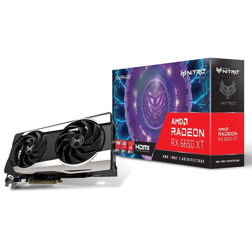 グラフィックボード・グラボ・ビデオカード Sapphir RX 6650 XT 8GB NITRO+ Gaming OC Placa de Vídeo Sapphire Nitro+ RX 6650XT | KaBuM!