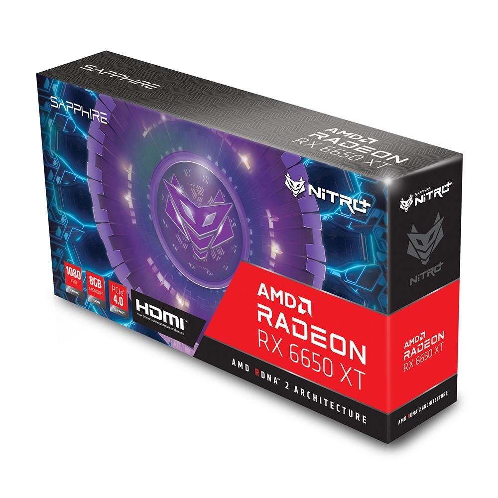 Sapphire AMD Radeon RX 6650 XT ジャンク Placa de Vídeo Sapphire