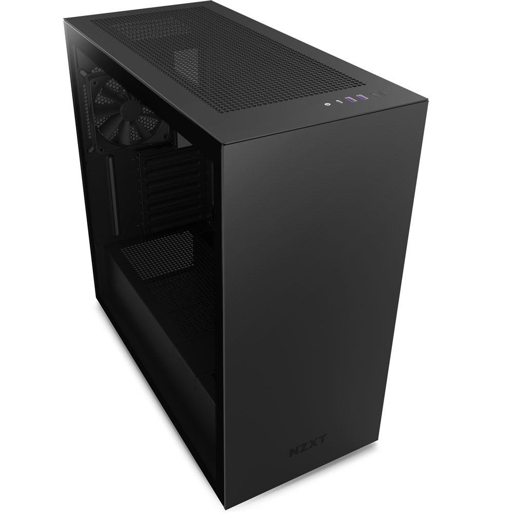 Gabinete NZXT H7, Mid Tower, ATX, Lateral em Vidro Temperado, 2x Fans, Preto - CM-H71BB-01
