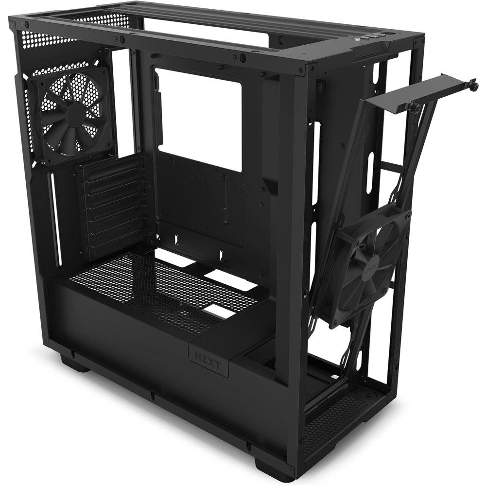 Imagem 14 de 15 do produto Gabinete NZXT H7, Mid Tower, ATX, Lateral em Vidro Temperado, 2x Fans, Preto - CM-H71BB-01