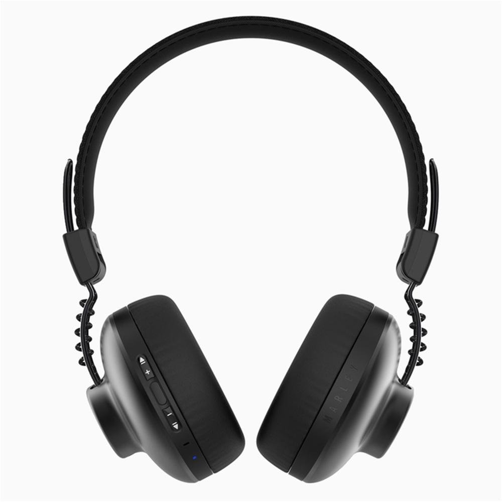 Imagem 3 de 10 do produto Fone de Ouvido Sem Fio House Of Marley Positive Vibration 2, Bluetooth, Drivers 40mm, Preto - FKAM00000700FGR