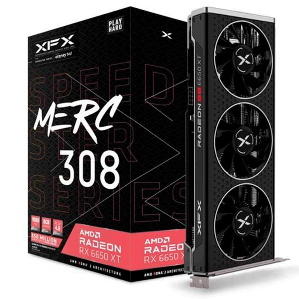 Karakenさま Placa de Vídeo RX 6650 XT XFX Speedster MERC308 | KaBuM!