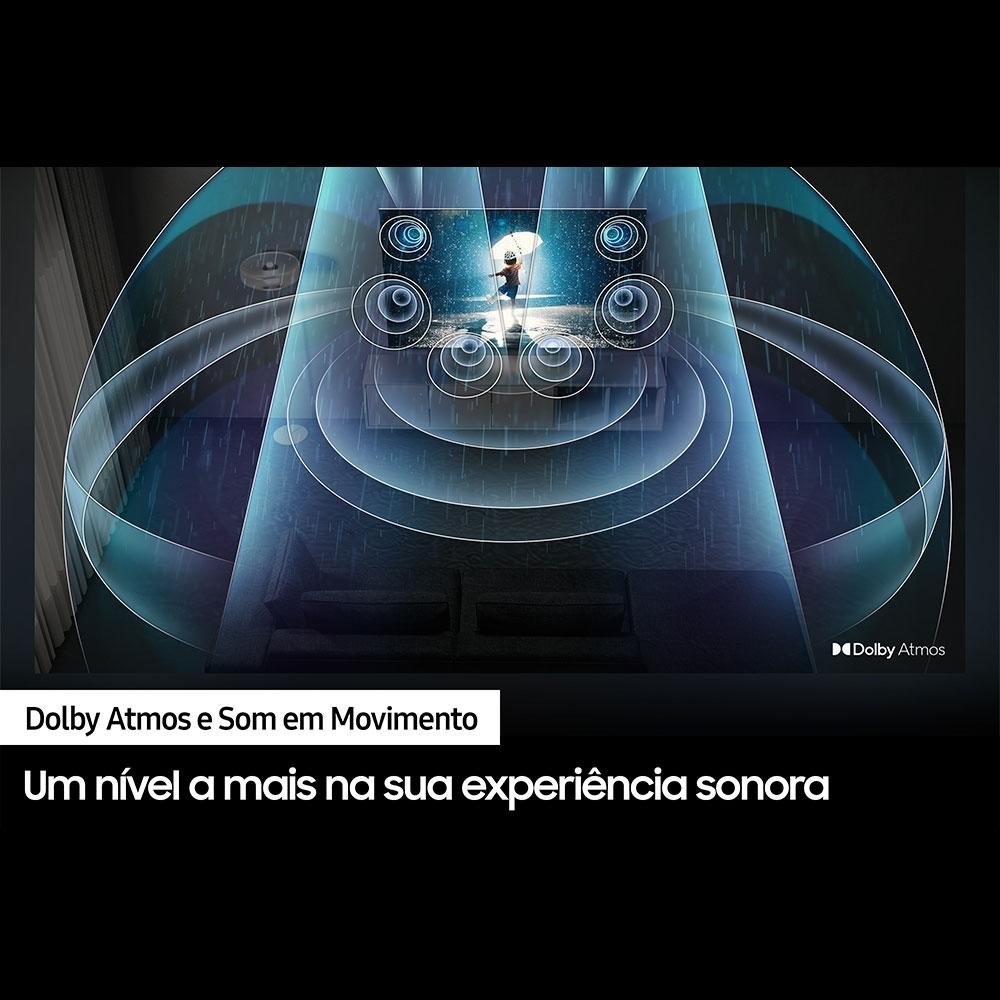 Smart TV Samsung 43 Polegadas Gaming Neo QLED, 4K, 4 HDMI, Bluetooth, Wi-Fi, 144Hz, IA, Alexa - QN43QN90BAGXZD