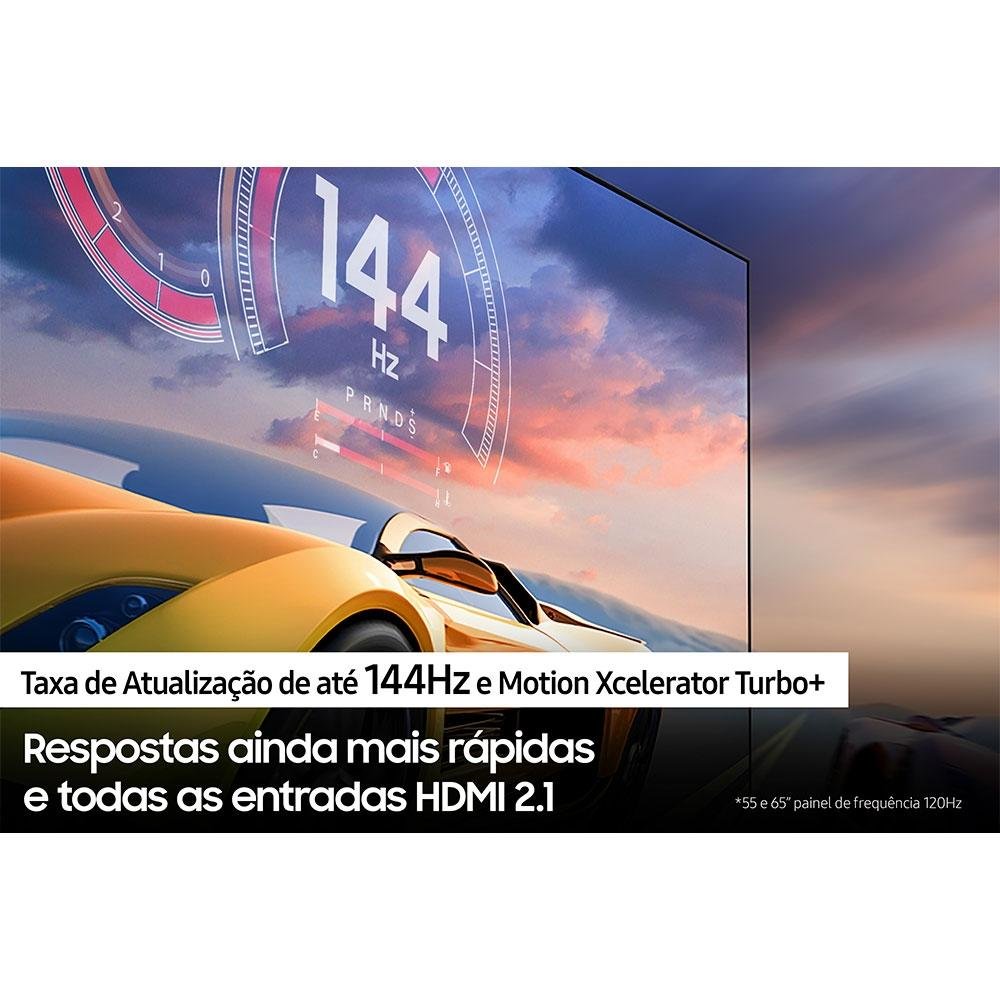 Imagem 15 de 15 do produto Smart TV Samsung 50 Polegadas Gaming Neo QLED 4K, 4 HDMI, Bluetooth, Wi-Fi, 144Hz, IA, HDR 10+, Alexa, Preto - QN50QN90BAGXZD