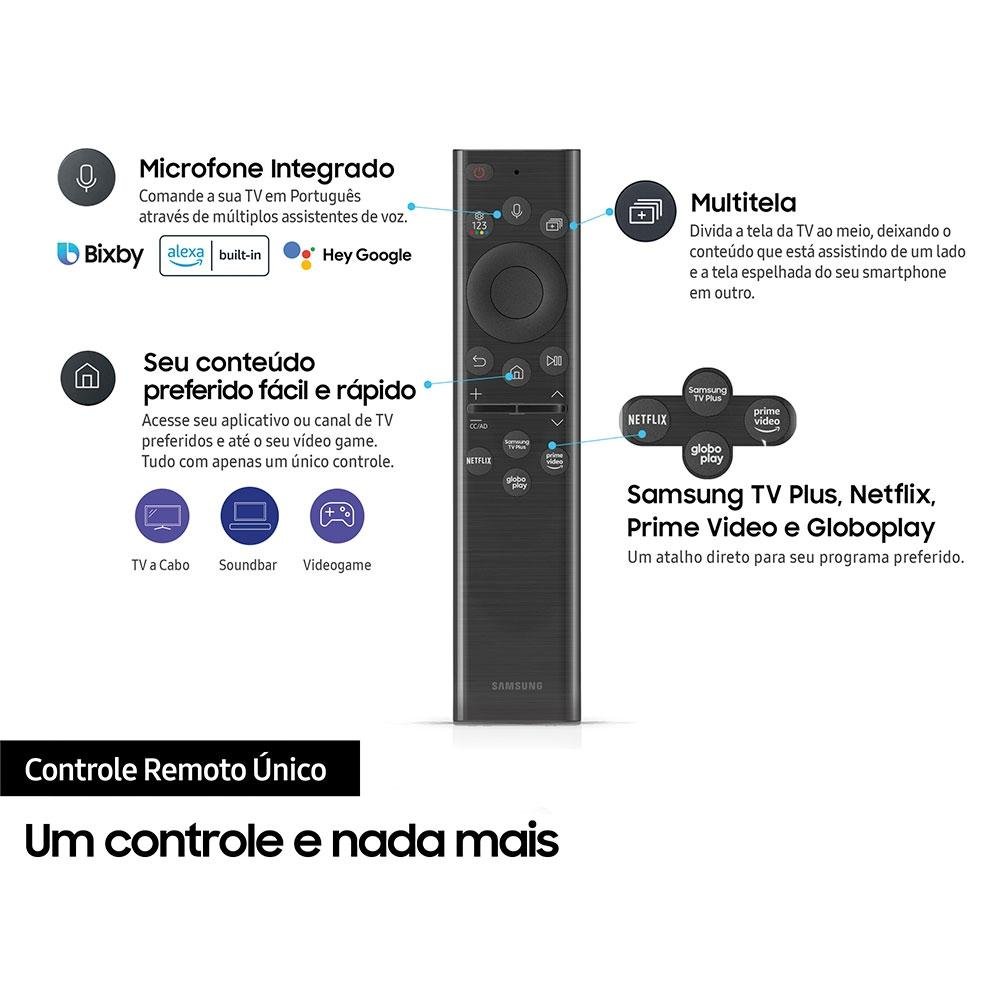 Imagem 11 de 15 do produto Smart TV Samsung 50 Polegadas Gaming Neo QLED 4K, 4 HDMI, Bluetooth, Wi-Fi, 144Hz, IA, HDR 10+, Alexa, Preto - QN50QN90BAGXZD