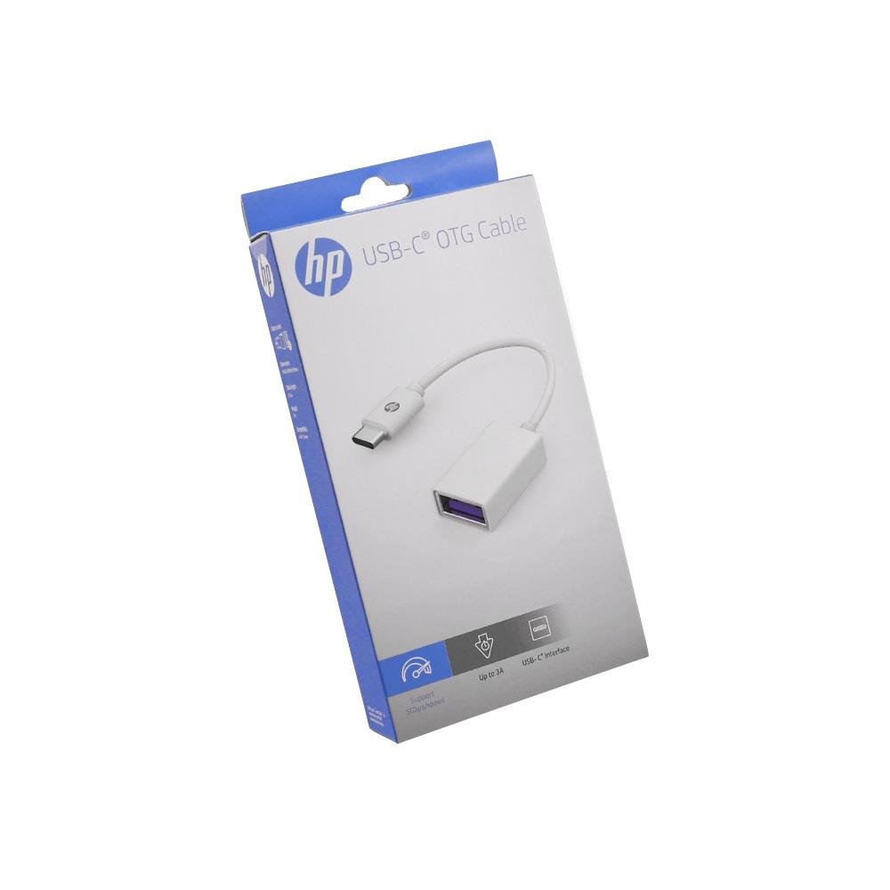 Imagem 2 de 4 do produto Adaptador HP USB-C para USB A, Branco, DHC-TC105 - 9YF06AA
