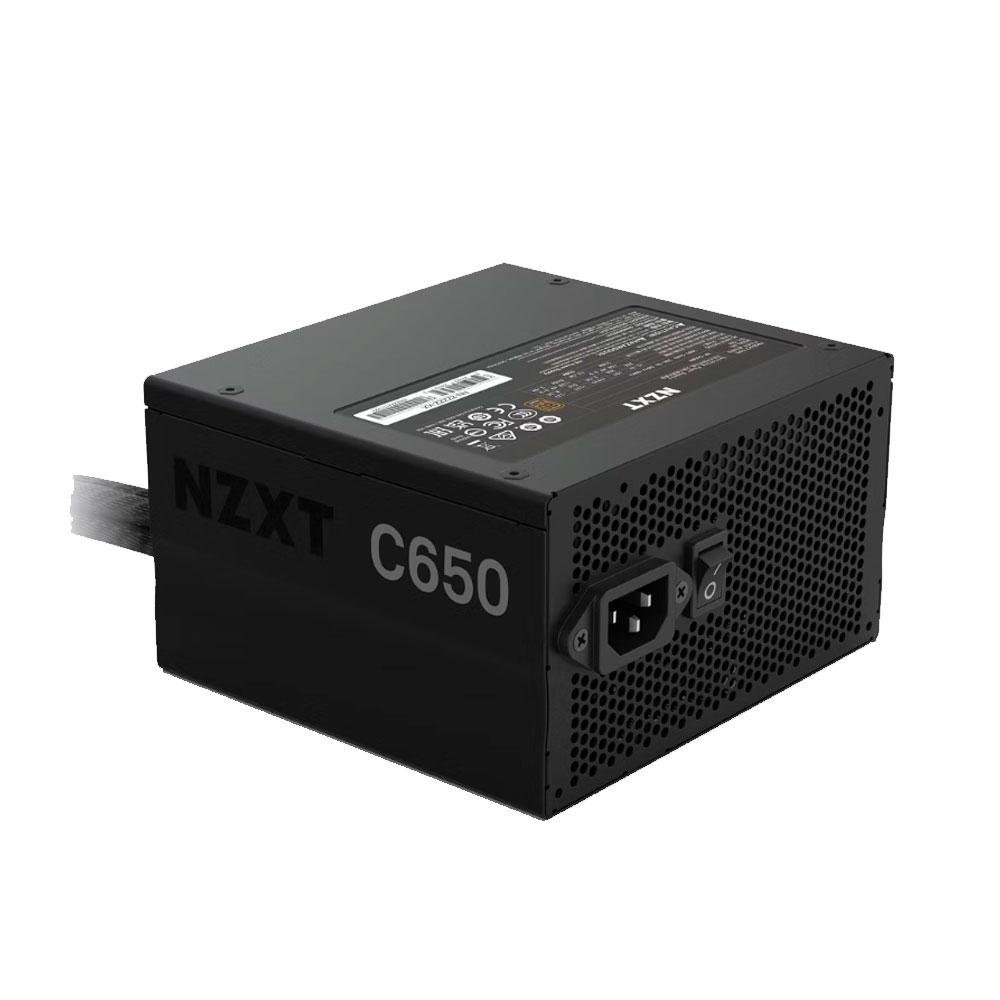 Fonte NZXT C Series, 650W, 80 Plus Bronze, Semi Modular, Com Cabo, Preto - PA-6B1BB-US Fonte NZXT C Series, 650W, 80 Plus Bronze, Semi Modular, Com Cabo, Preto - PA-6B1BB-US