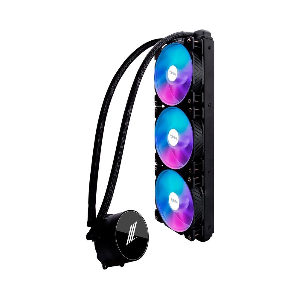 Water Cooler 1StPlayer, LED ARGB, 360mm, Intel e AMD, para PC, Preto
