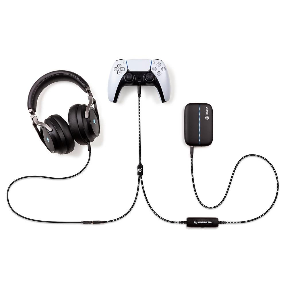 Imagem 3 de 6 do produto Adaptador de Audio Elgato Chat Link Pro, PS5, PS4, Nintendo Switch, Capture Chat de Voz - 10GBC9901