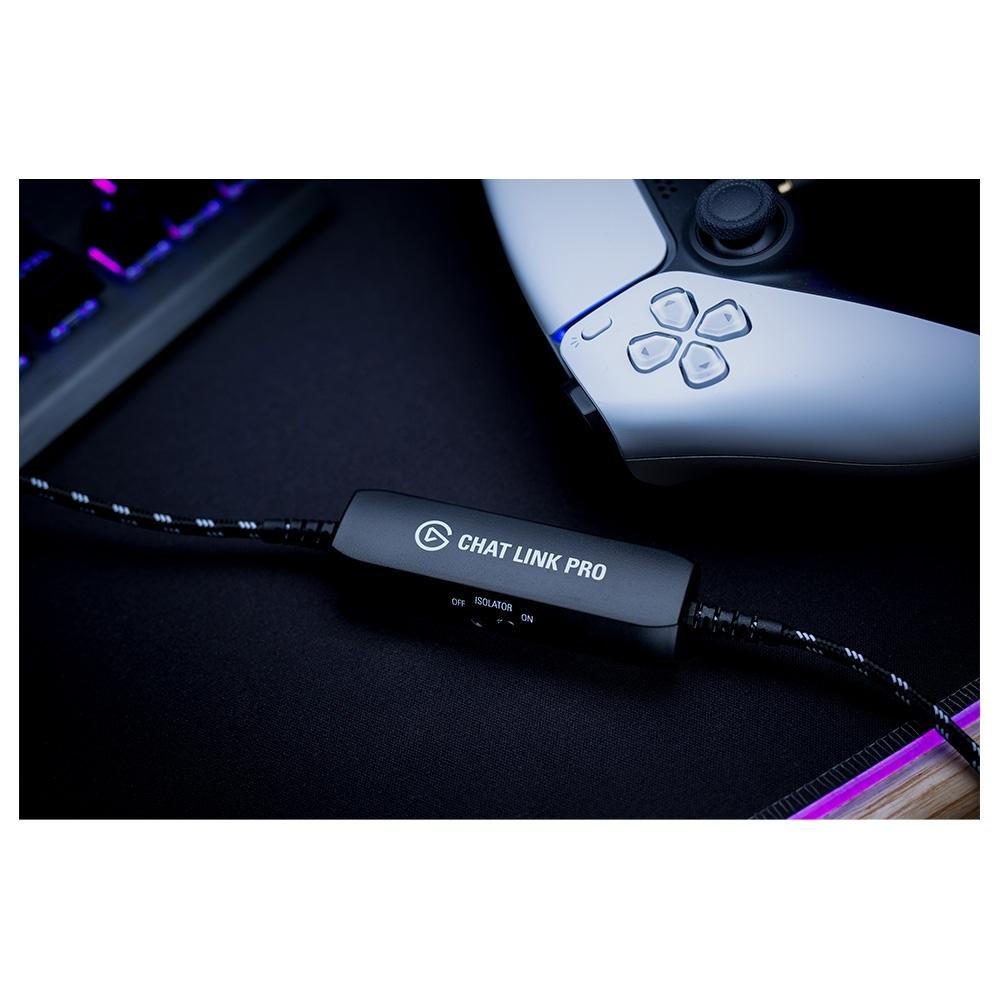 Imagem 6 de 6 do produto Adaptador de Audio Elgato Chat Link Pro, PS5, PS4, Nintendo Switch, Capture Chat de Voz - 10GBC9901
