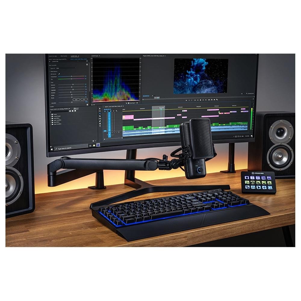 Suporte Elgato Wave Mic Arm LP articulado | KaBuM!