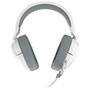 Headset Gamer Corsair HS55 USB/P2, Surround 7.1, Drivers 50mm, Branco - CA-9011266-NA