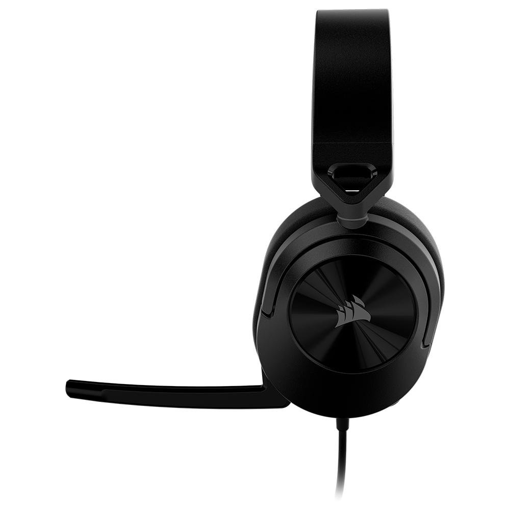 Headset Gamer Corsair HS55 Stereo P2 3.5mm, Drivers 50mm, Carbono - CA-9011260-NA Headset Gamer Corsair HS55 Stereo P2 3.5mm, Drivers 50mm, Carbono - CA-9011260-NA