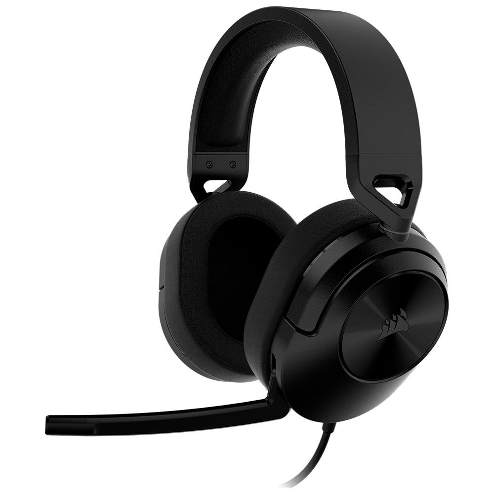 Headset Gamer Corsair HS55 Stereo P2 3.5mm, Drivers 50mm, Carbono - CA-9011260-NA Headset Gamer Corsair HS55 Stereo P2 3.5mm, Drivers 50mm, Carbono - CA-9011260-NA