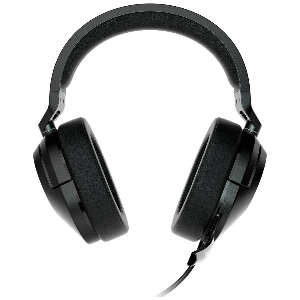 Headset Gamer Corsair HS55 Stereo P2 3.5mm, Drivers 50mm, Carbono - CA-9011260-NA Headset Gamer Corsair HS55 Stereo P2 3.5mm, Drivers 50mm, Carbono - CA-9011260-NA