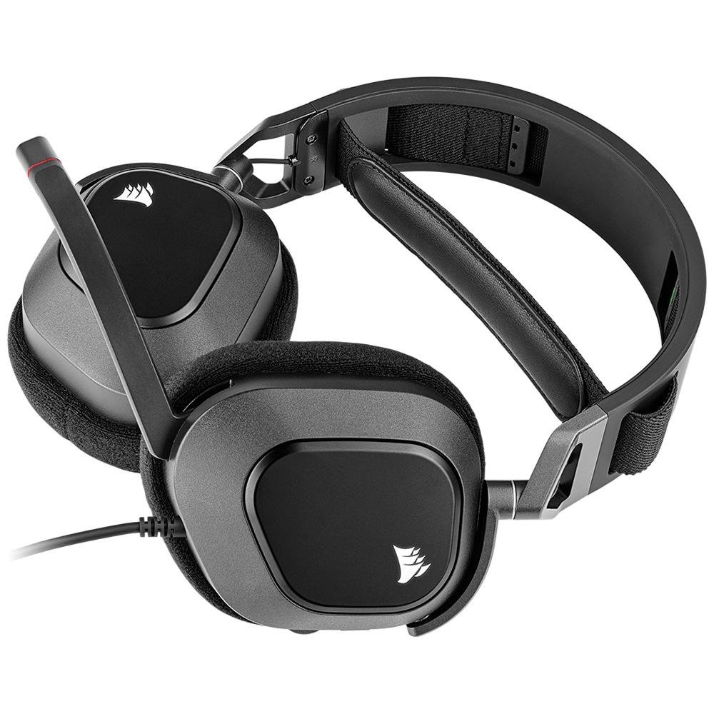 Headset Gamer Corsair HS80 Premium, RGB, Surround, Dolby 7.1, Drivers 50mm, Preto - CA-9011237-NA - view 4