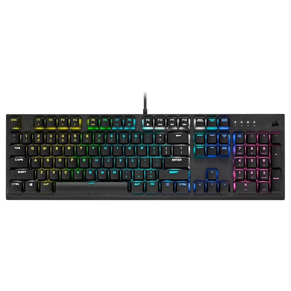 Teclado Mecânico Gamer Corsair K70 MK2 Rapidfire rgb Switch Cherry