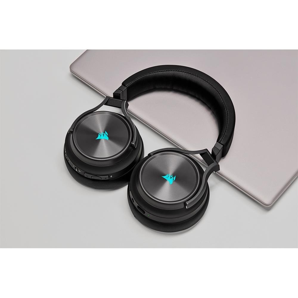Headset Sem Fio Gamer Corsair Virtuoso XT | KaBuM!