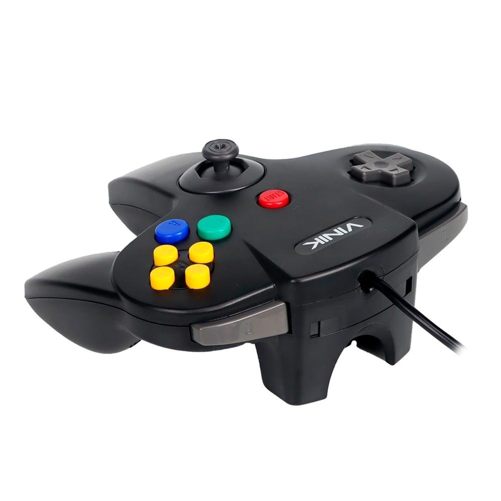 Imagem 4 de 9 do produto Controle N64 para PC Vinik, USB, Preto - 107487