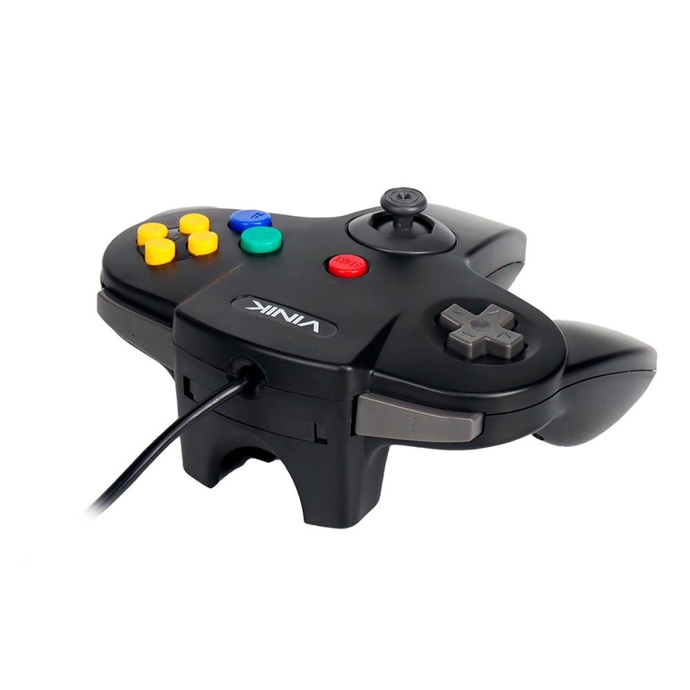 Imagem 6 de 9 do produto Controle N64 para PC Vinik, USB, Preto - 107487