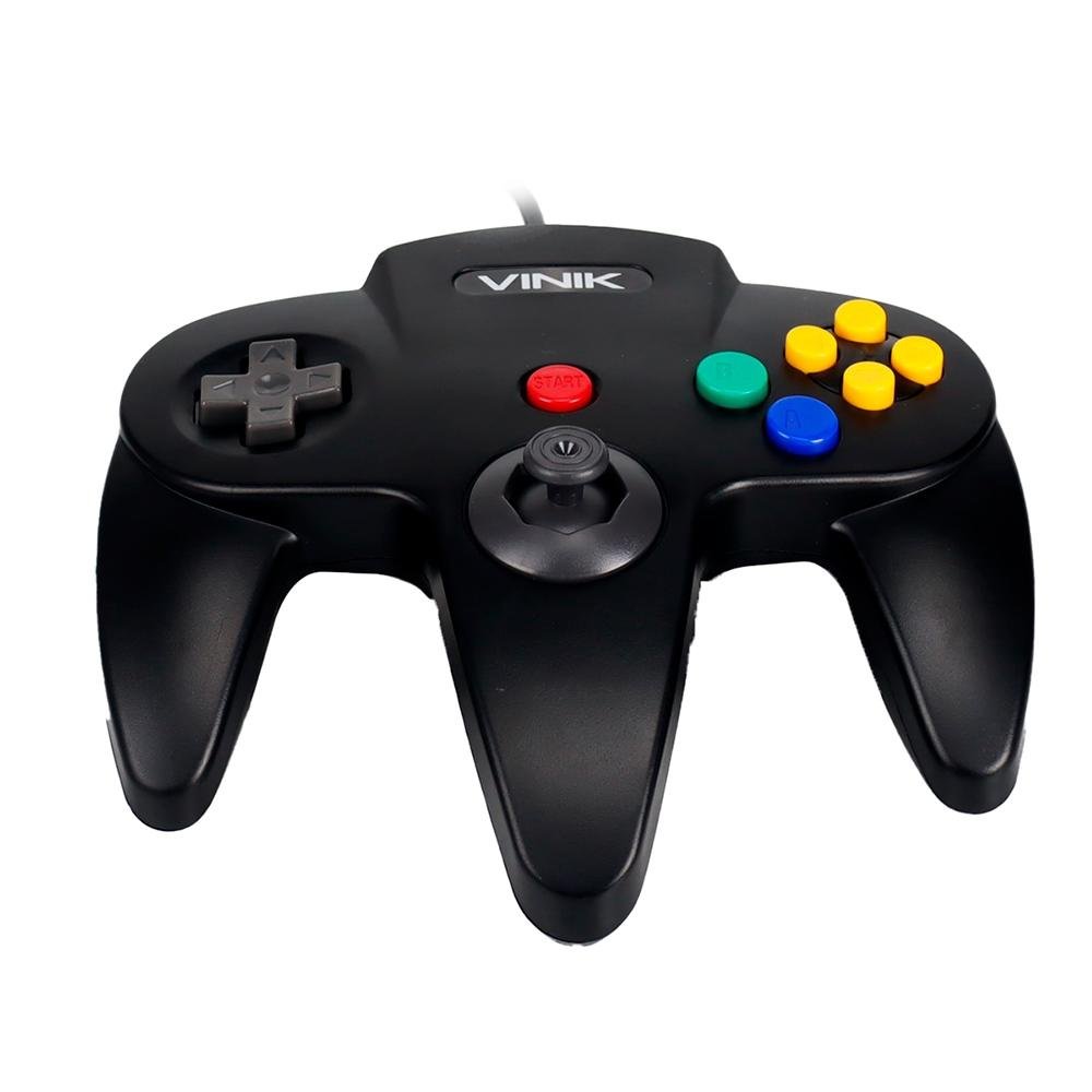 Imagem 9 de 9 do produto Controle N64 para PC Vinik, USB, Preto - 107487