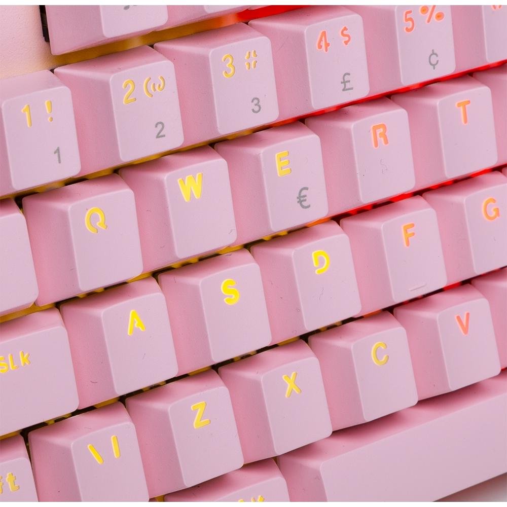 Imagem 7 de 7 do produto Teclado Mecânico Gamer Dazz Orion Essential, RGB, Switch YH Blue, ABNT2, Rosa - 62000132
