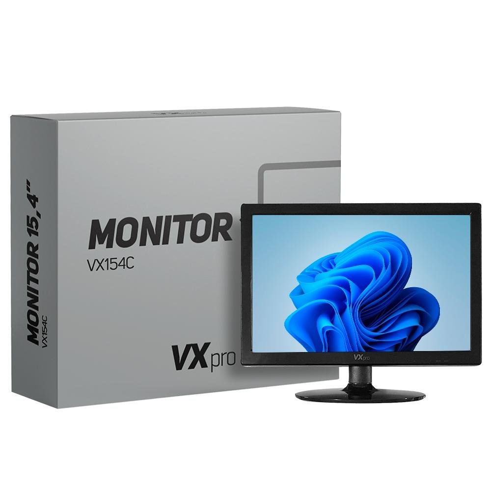 Monitor VX Pro 15.4, HD, HDMI e VGA, Preto - VX154X - view 3