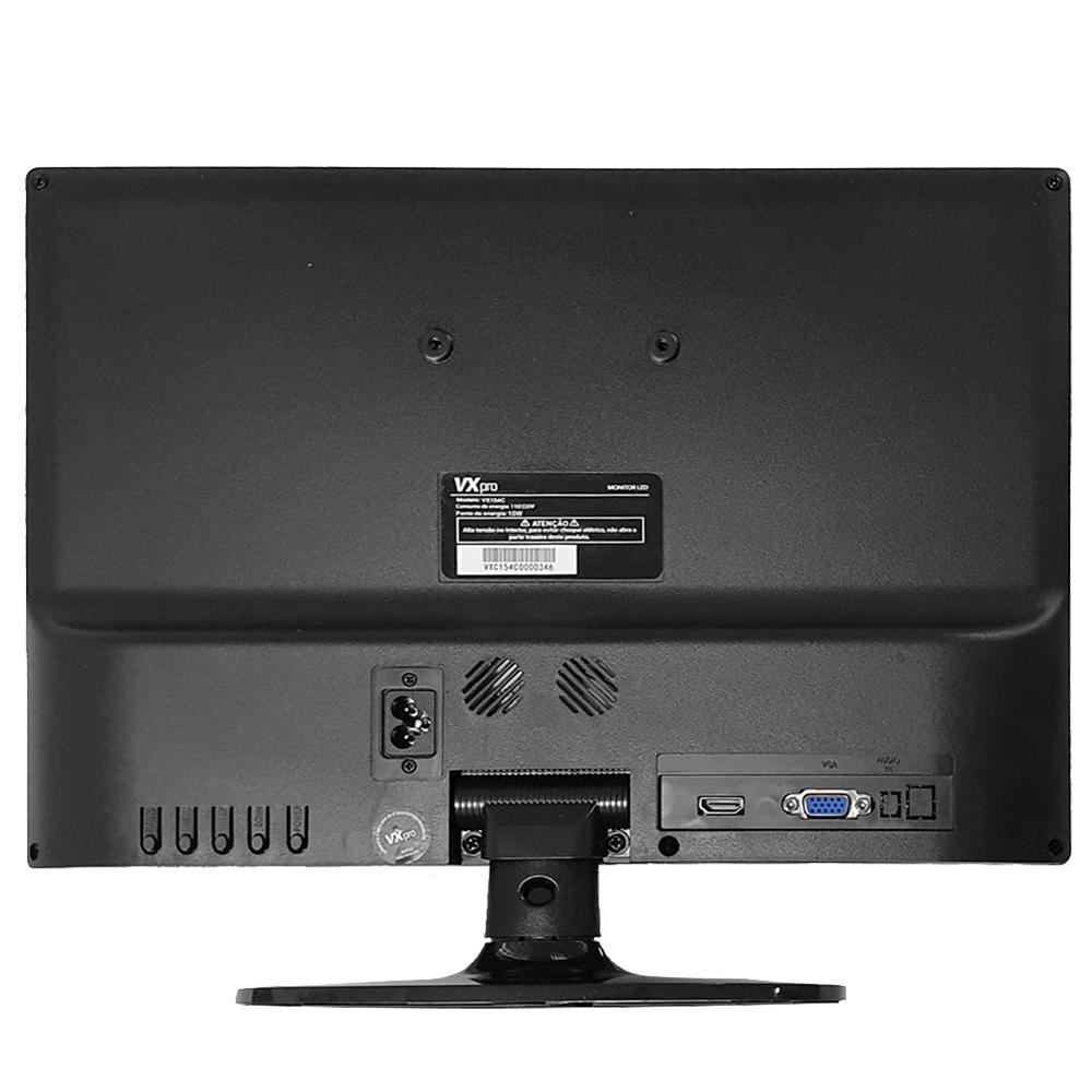 Monitor VX Pro 15.4, HD, HDMI e VGA, Preto - VX154X - view 2