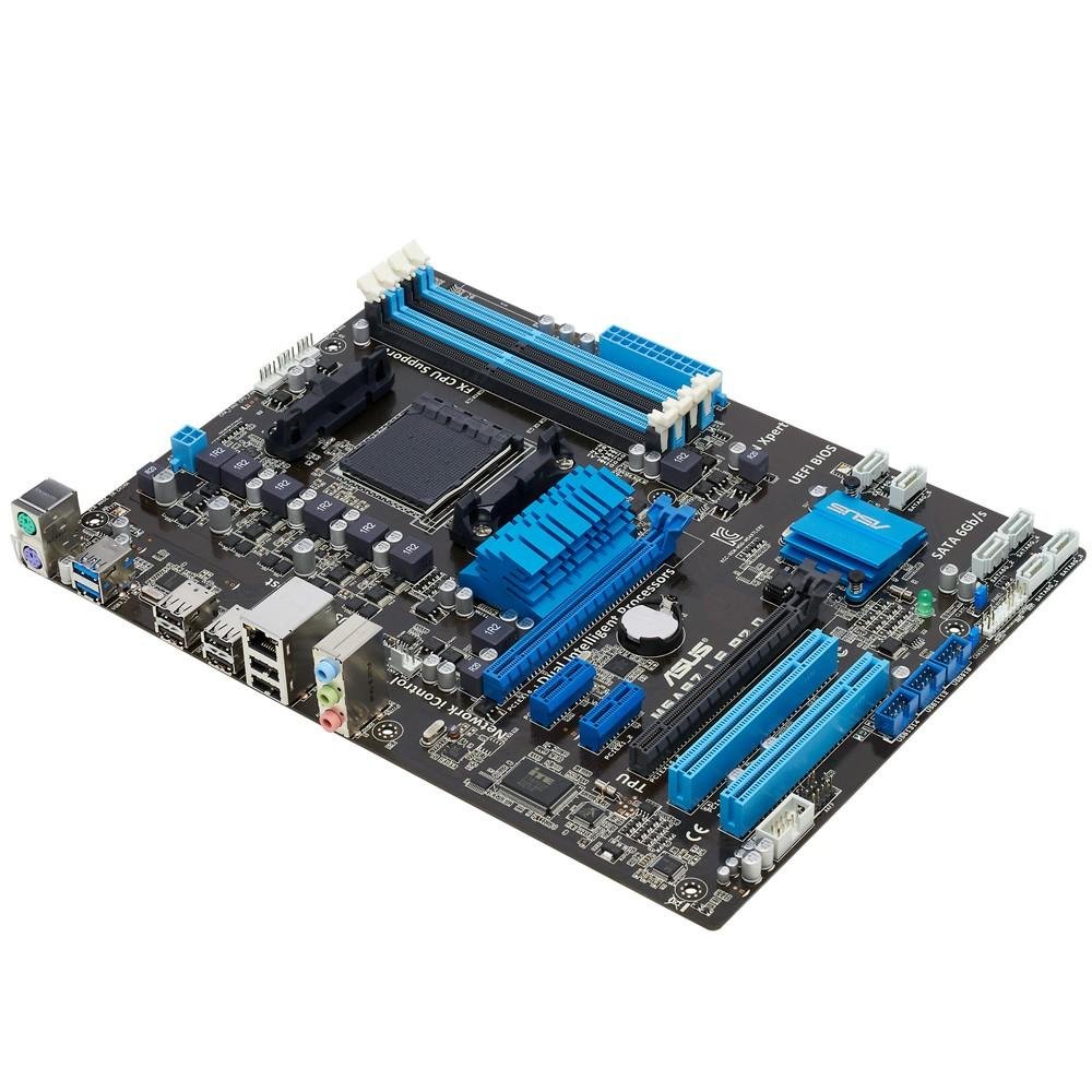 Placa-Mãe ASUS p/ AMD AM3+ ATX M5A97 LE R2.0, 4xDDR3, USB 3.0 Boost, Digi+VRM, Proc 140W, Porta Serial, Saída SPDIF, CrossfireX