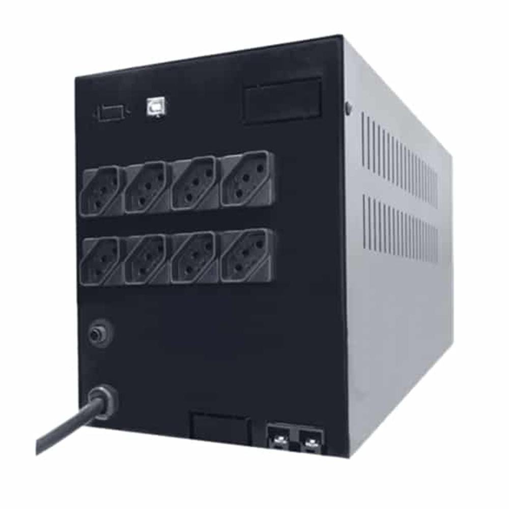 Nobreak TS Shara UPS Senoidal Universal 2200, 8 Tomadas, Bivolt, USB, Preto - 4222