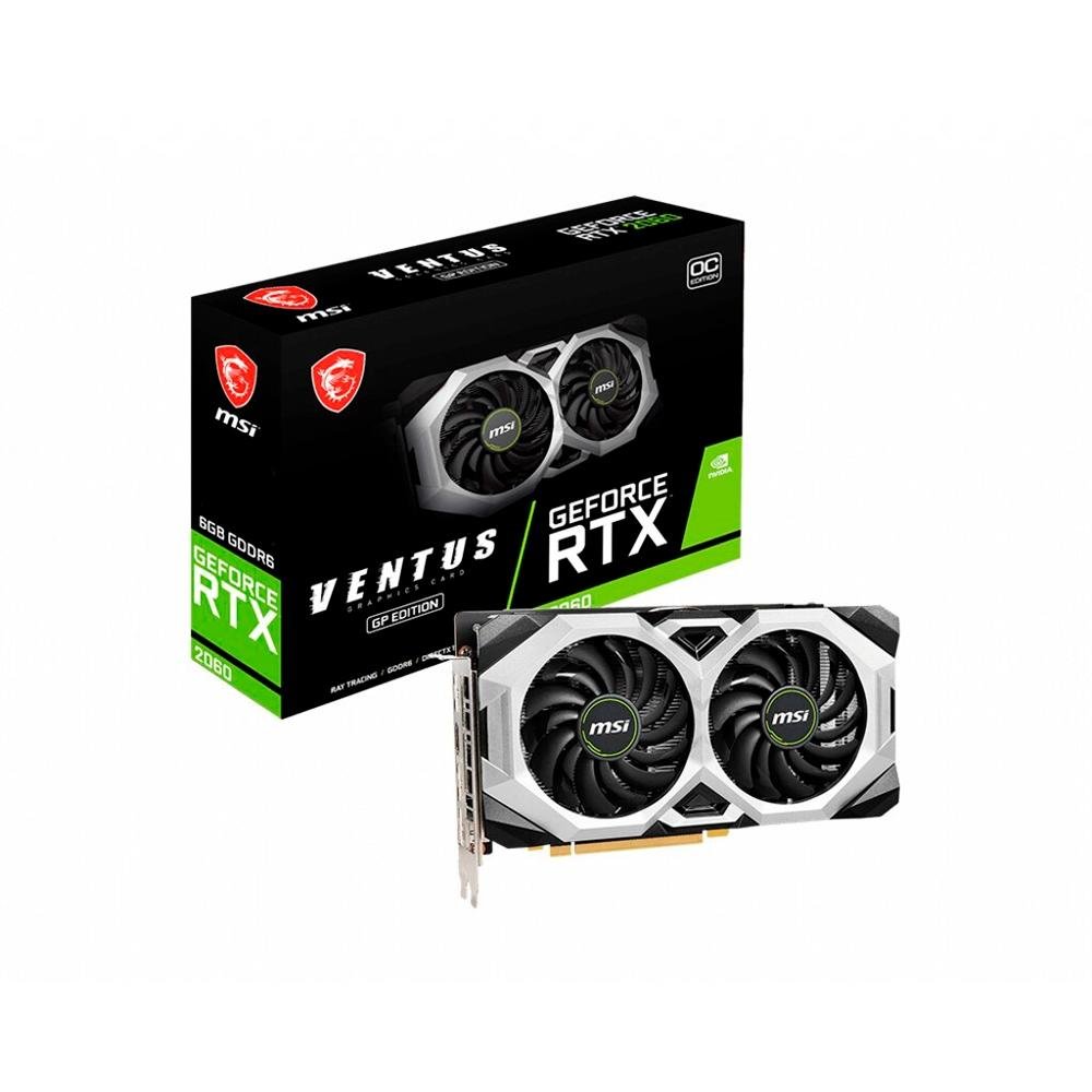 MSI RTX2060 VENTUS 12GB OC 動作確認済 Placa de Vídeo GeForce RTX 2060 Ventus | KaBuM!