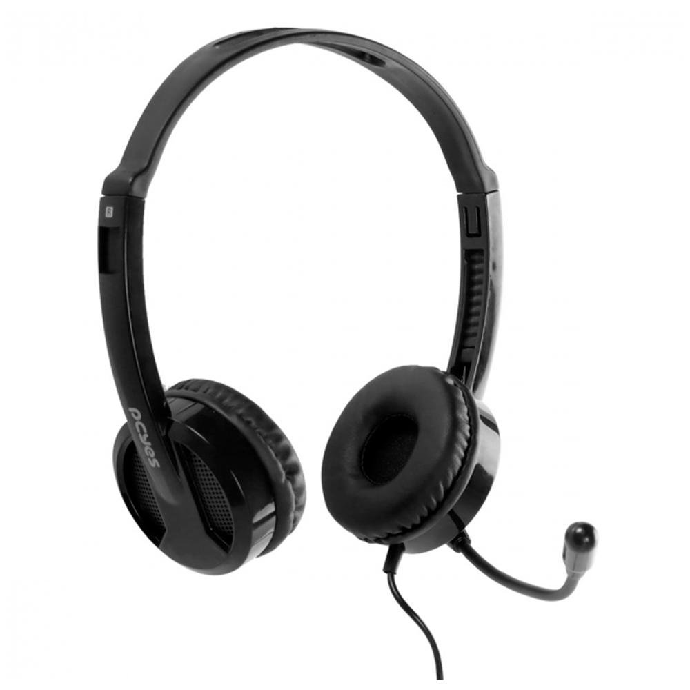 Headset Office Pcyes HB300, Driver 30mm, P2 3.5mm, Preto - PHB300 - view 7