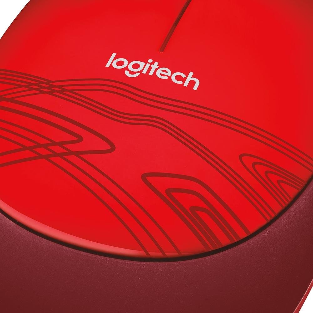 Mouse Logitech M105 Vermelho 1000DPI - 910-002959