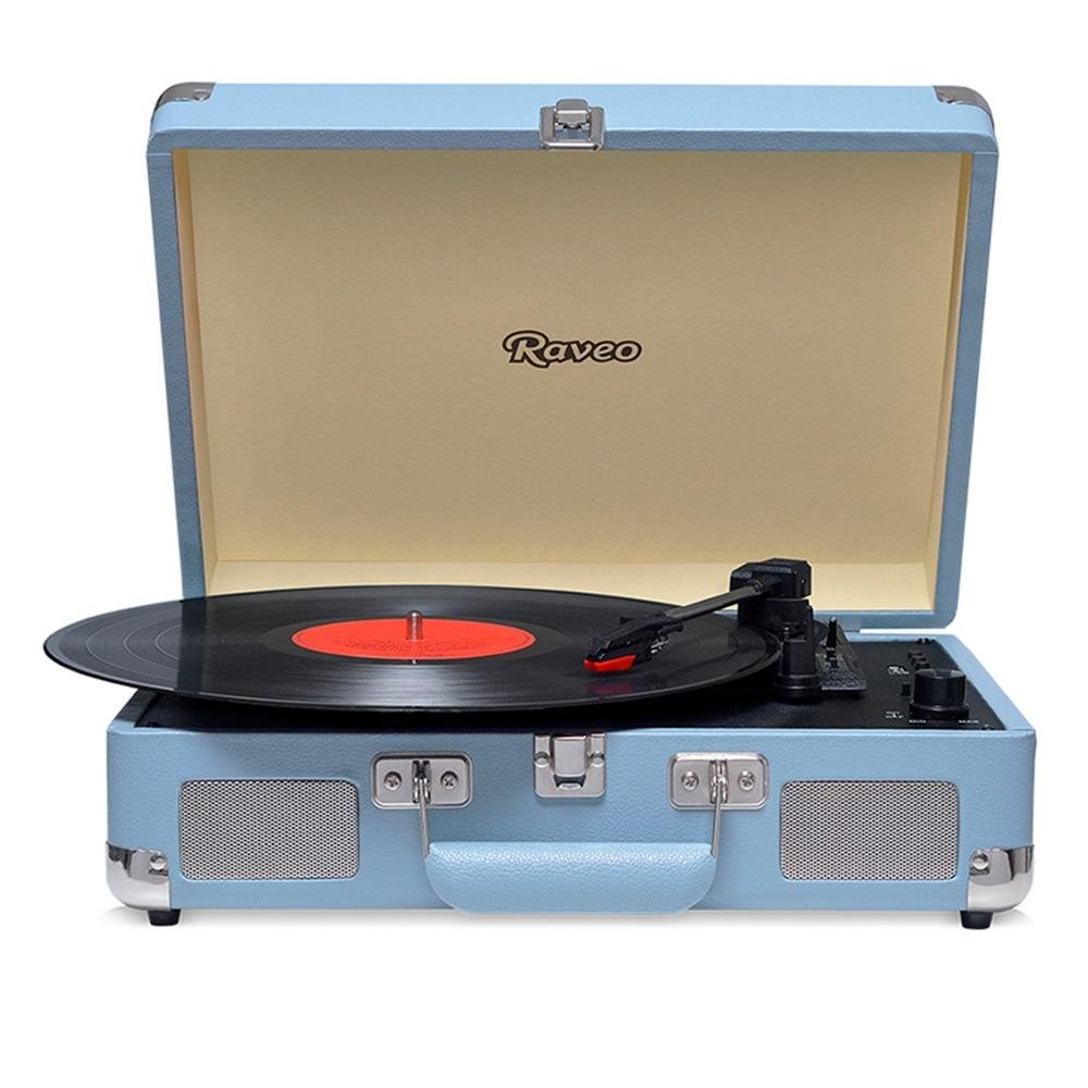 Toca Discos HI FI Raveo Sonetto Chrome, Vinyl, Bluetooth, USB, Aux, Ocean - 26397 - view 4