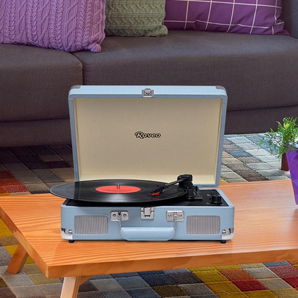 Toca Discos HI FI Raveo Sonetto Chrome, Vinyl, Bluetooth, USB, Aux, Ocean - 26397 - view 2