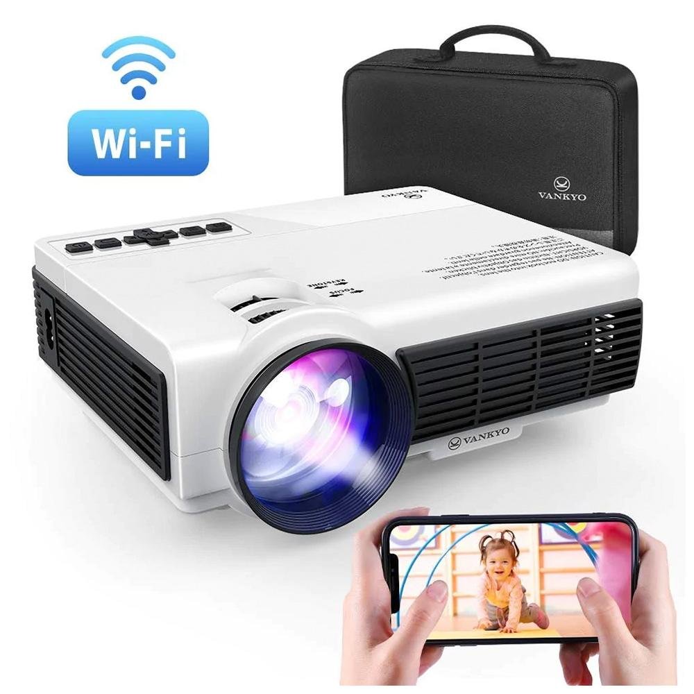 Imagem 5 de 5 do produto Projetor Portátil Vankyo Leisure 3W Pro LED, 60 ANSI Lumens, 1080p, Case, Wifi, Branco e Preto - Leisure3W Pro