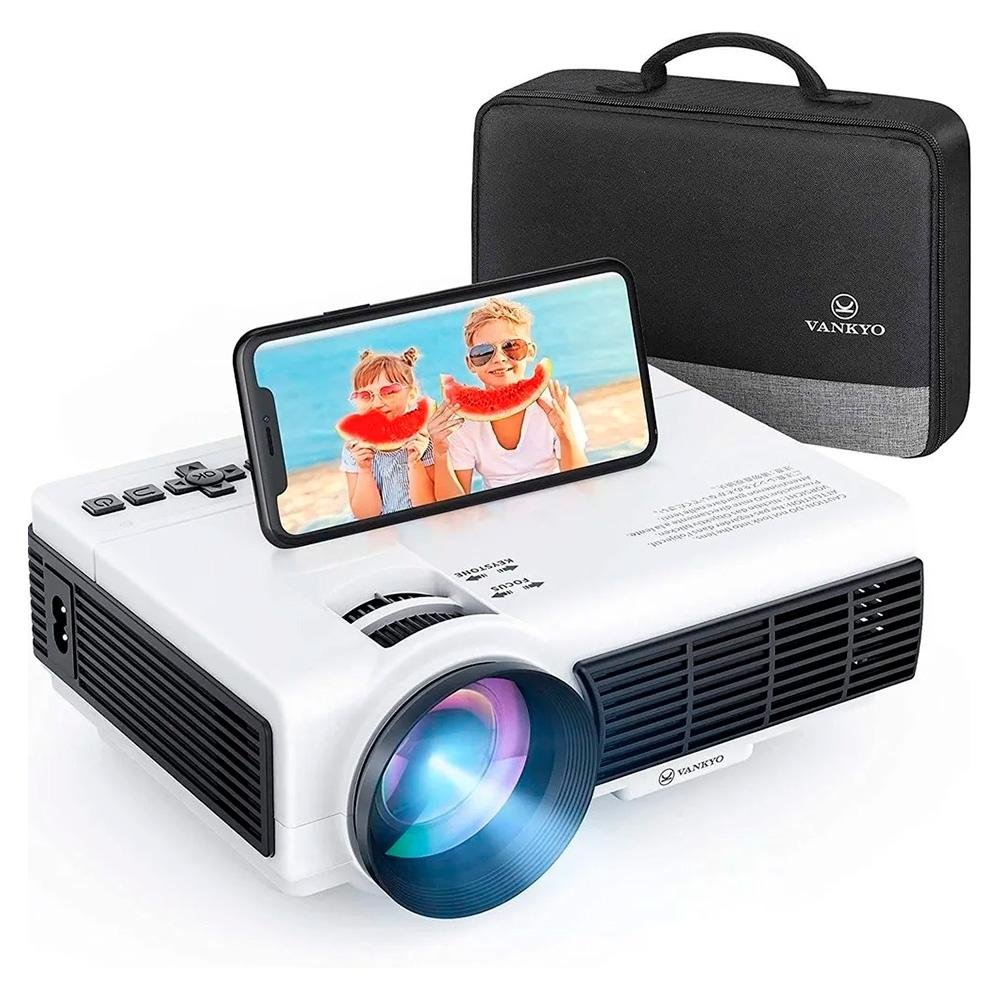 Imagem 2 de 5 do produto Projetor Portátil Vankyo Leisure 3W Pro LED, 60 ANSI Lumens, 1080p, Case, Wifi, Branco e Preto - Leisure3W Pro