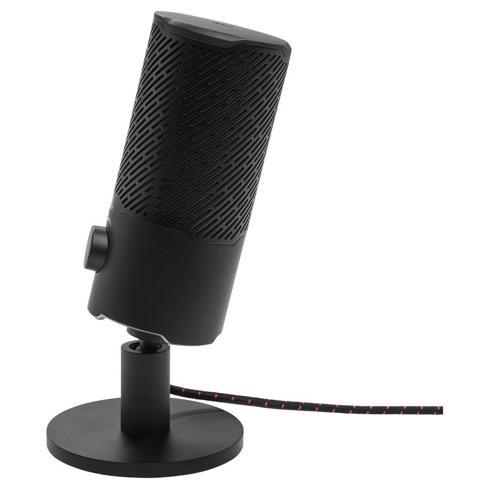 Microfone Quantum Stream JBL Podcast, USB, RGB, Otimizado pra PC/MAC/PS5/PS4/Nintendo Switch, Montagem Universal, Metálico - JBLQSTREAMBLK - view 7